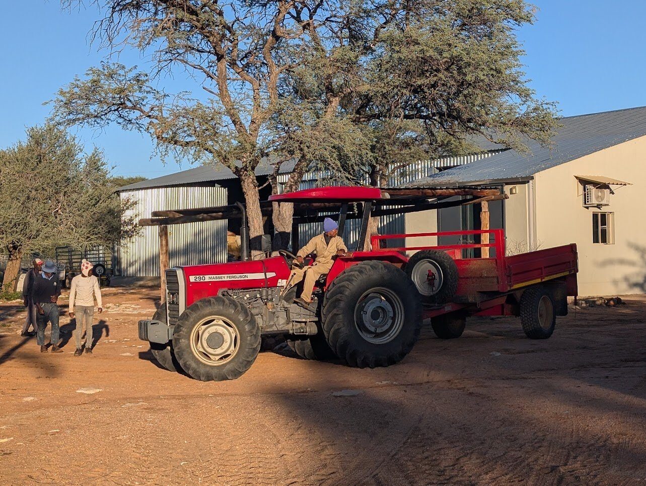 Sustainable agriculture on the OKAVANDU Farm